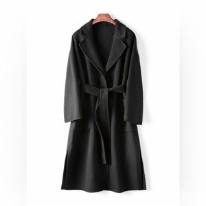 100% Wool Coat, black wool coat, NWT
